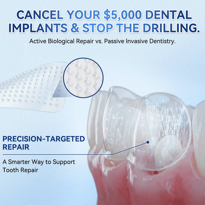 𝐆𝐥𝐢𝐦𝐦𝐞𝐫𝐥𝐲® 🦷 Parche de microagujas con Tideglusib para la reparación de dientes y encías  3.0