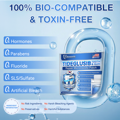 𝐆𝐥𝐢𝐦𝐦𝐞𝐫𝐥𝐲® 🦷 Parche de microagujas con Tideglusib para la reparación de dientes y encías  3.0