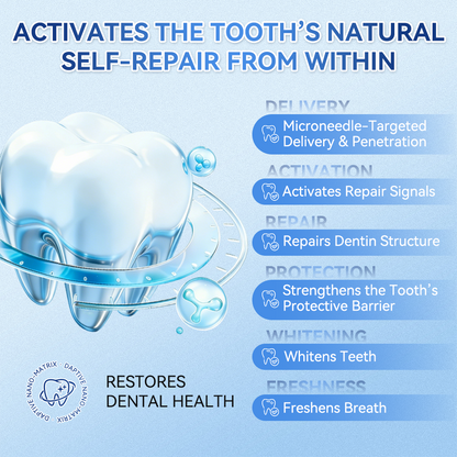 𝐆𝐥𝐢𝐦𝐦𝐞𝐫𝐥𝐲® 🦷 Parche de microagujas con Tideglusib para la reparación de dientes y encías  3.0