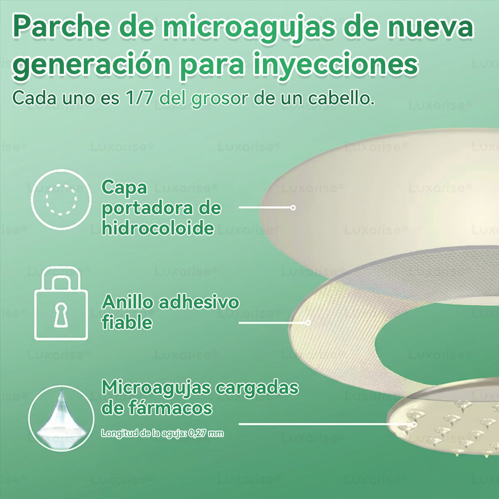 𝑳𝒖𝒙𝒂𝒓𝒊𝒔𝒆 ✅ Moringa & Berberina 10 en 1 Parche Avanzado de Microagujas Nano (Uso diario, cambios visibles en 7 días) 👩‍⚕️ Obesidad, Diabetes, Apnea del Sueño y Problemas Articulares