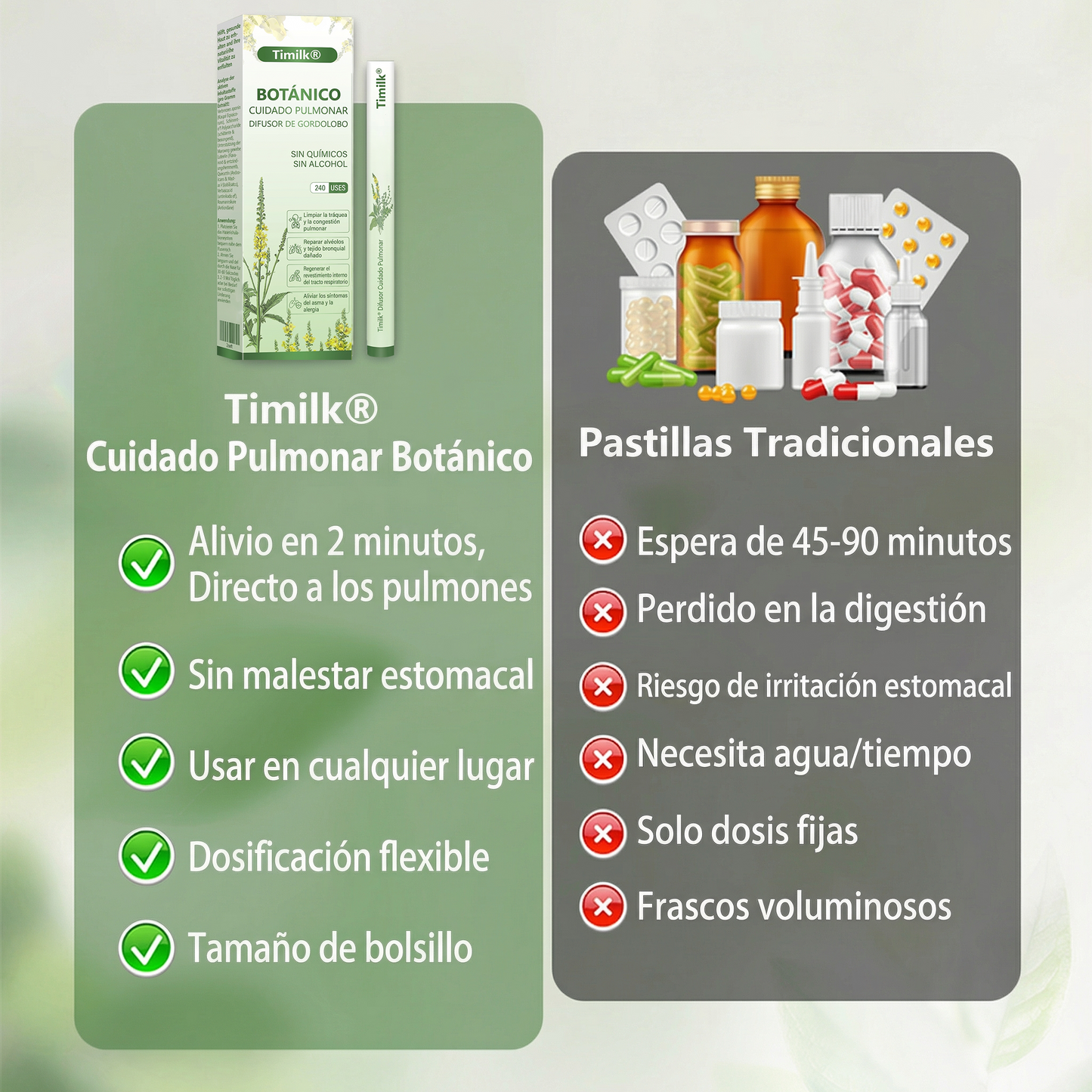 Timilk®BOTÁNICO CUIDADO PULMONAR DIFUSOR DE GORDOLOBO🌿