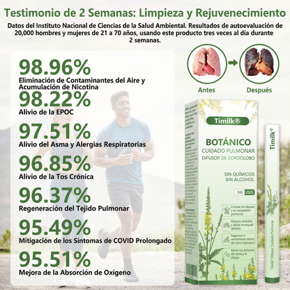 Timilk®BOTÁNICO CUIDADO PULMONAR DIFUSOR DE GORDOLOBO🌿