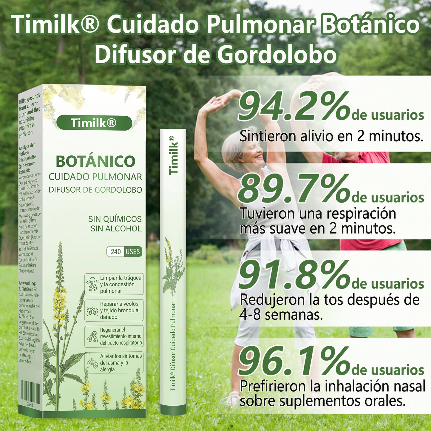 Timilk®BOTÁNICO CUIDADO PULMONAR DIFUSOR DE GORDOLOBO🌿